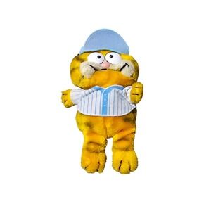 Garfield‎ Plush 1978,1981 Baseball Stuffed Animal Cat Dakin VINTAGE 9 inch